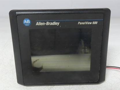 Allen Bradley 2711-T6C5L1 PanelView 600 Touchscreen 24VDC - NEEDS REPAIR