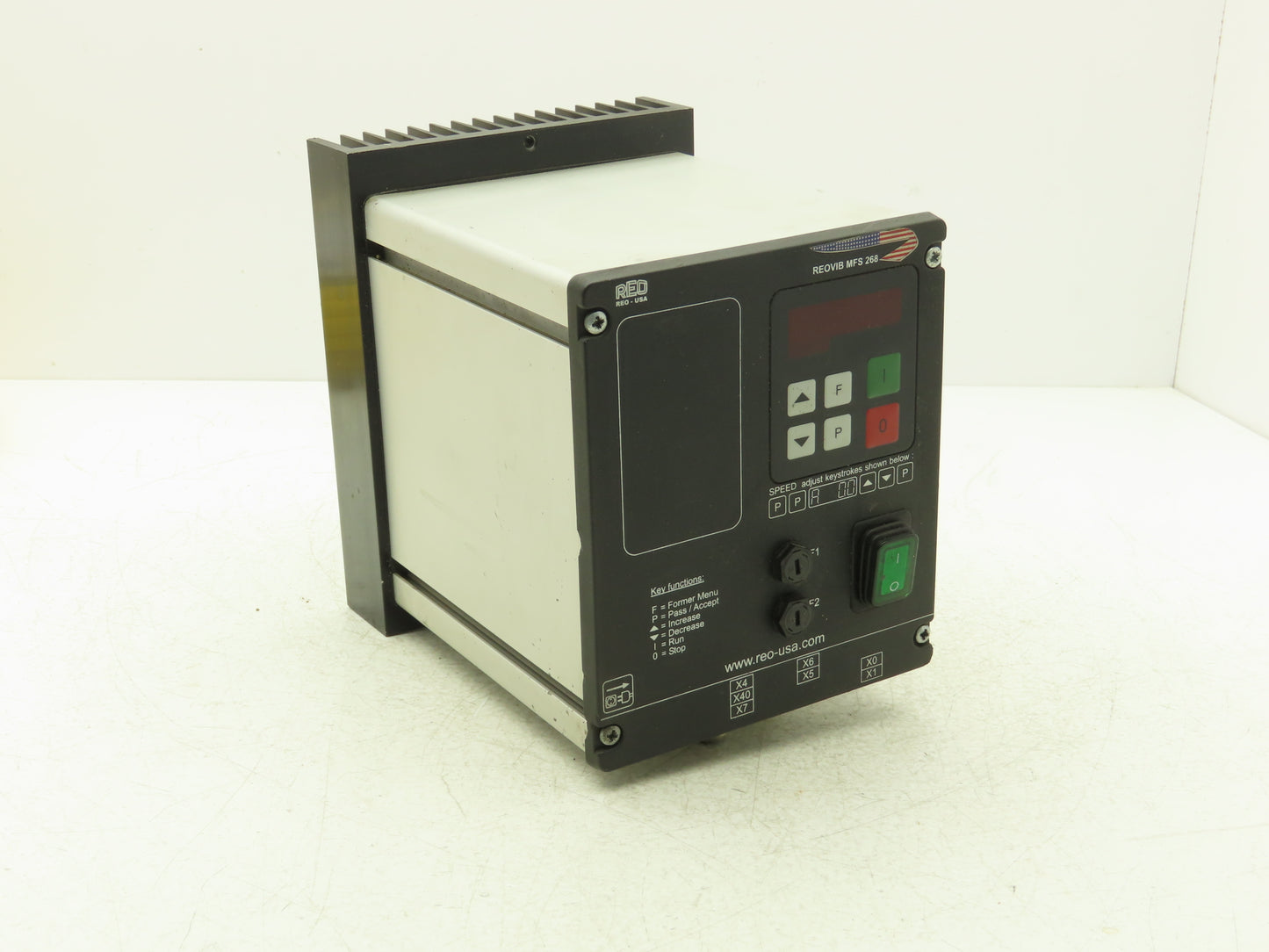 REO USA REOVIB MFS 268 Vibratory Conveyor Frequency Converter 115/230V 50/60Hz