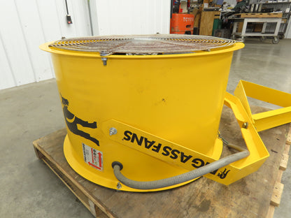 Big Ass 002991-241 Industrial Wall Mount Fan 30" Dia 1Hp 629fpm 230/460V