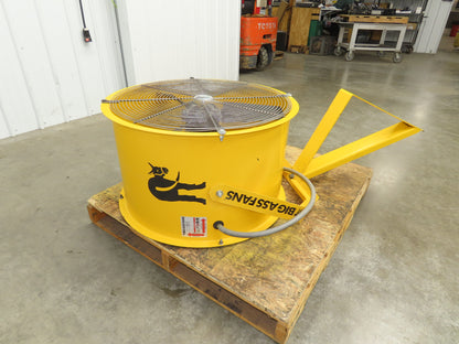 Big Ass 002991-241 Industrial Wall Mount Fan 30" Dia 1Hp 629fpm 230/460V