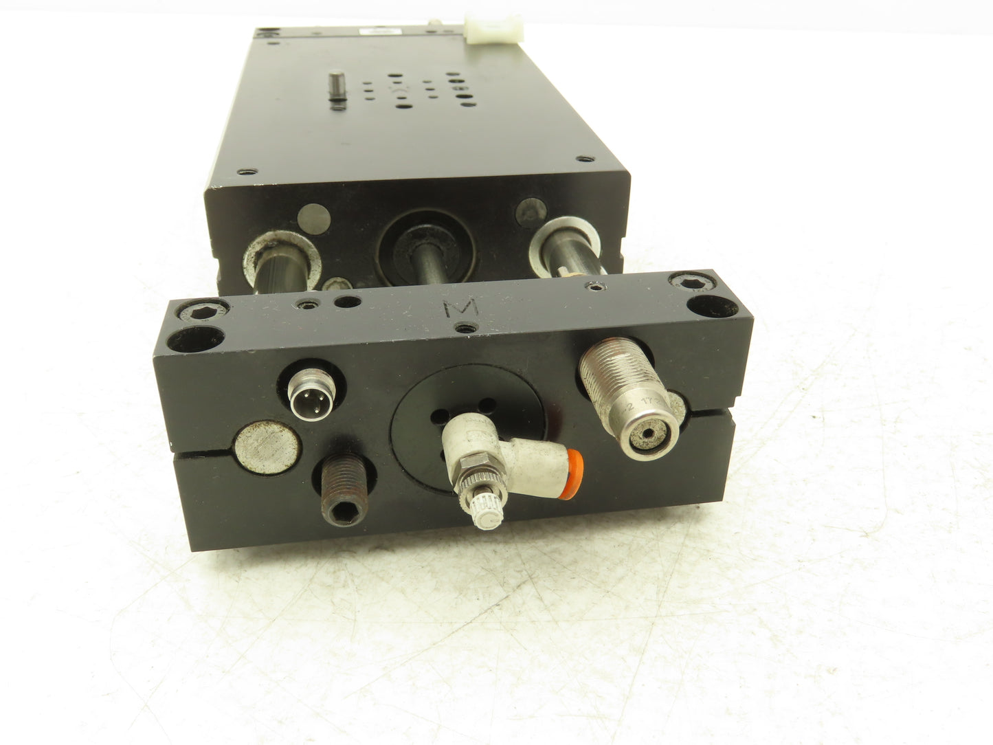 De-Sta-Co DLB-12M-L-C-50 Pneumatic Linear Base Slide/Guide Cylinder 50mm Slide