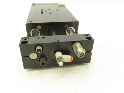 De-Sta-Co DLB-12M-L-C-50 Pneumatic Linear Base Slide/Guide Cylinder 50mm Slide