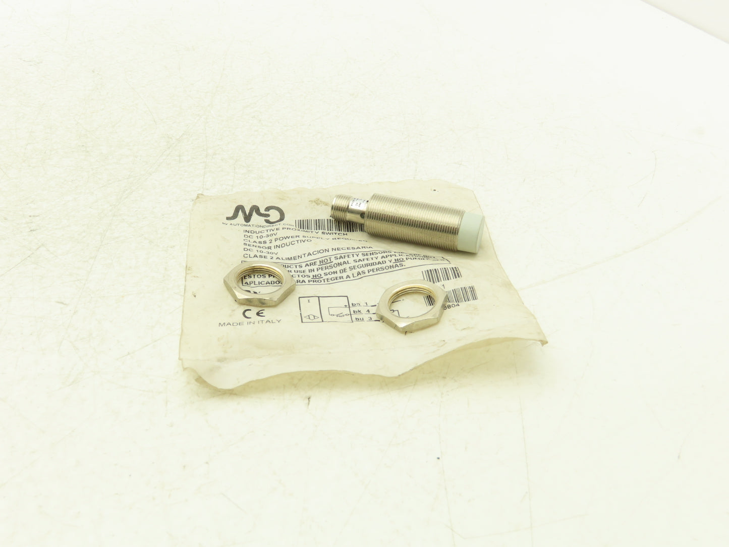 Micro Detectors AK1-AP-4H Inductive Proximity Switch/Sensor 10-30VDC 18mm OD