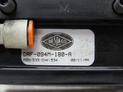 De-Sta-Co DRF-094M-180-A Pneumatic Rotary Actuator 180 Degree Rotation M12 Ports