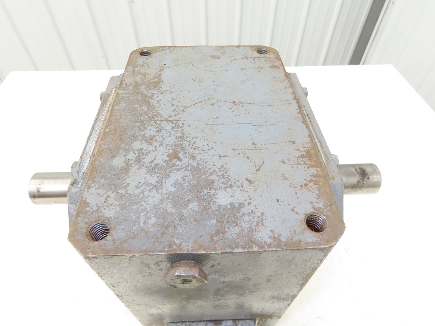 Morse Raider 450Q180LR30 Worm Gearbox 30:1 Reducer 6.2Hp 58rpm Dual Shaft Output