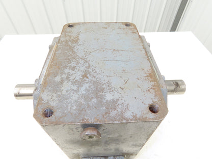 Morse Raider 450Q180LR30 Worm Gearbox 30:1 Reducer 6.2Hp 58rpm Dual Shaft Output