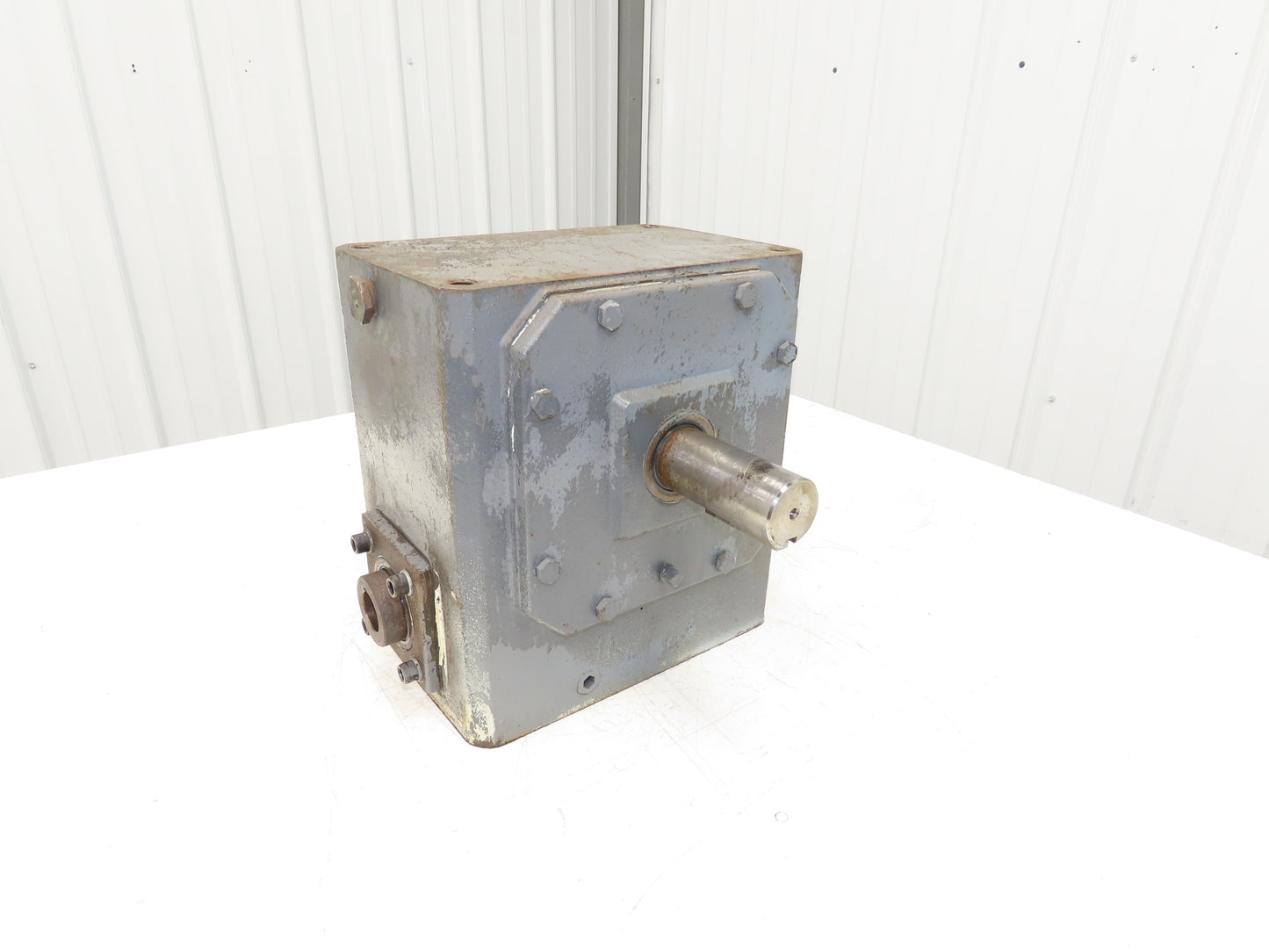 Morse Raider 450Q180LR30 Worm Gearbox 30:1 Reducer 6.2Hp 58rpm Dual Shaft Output