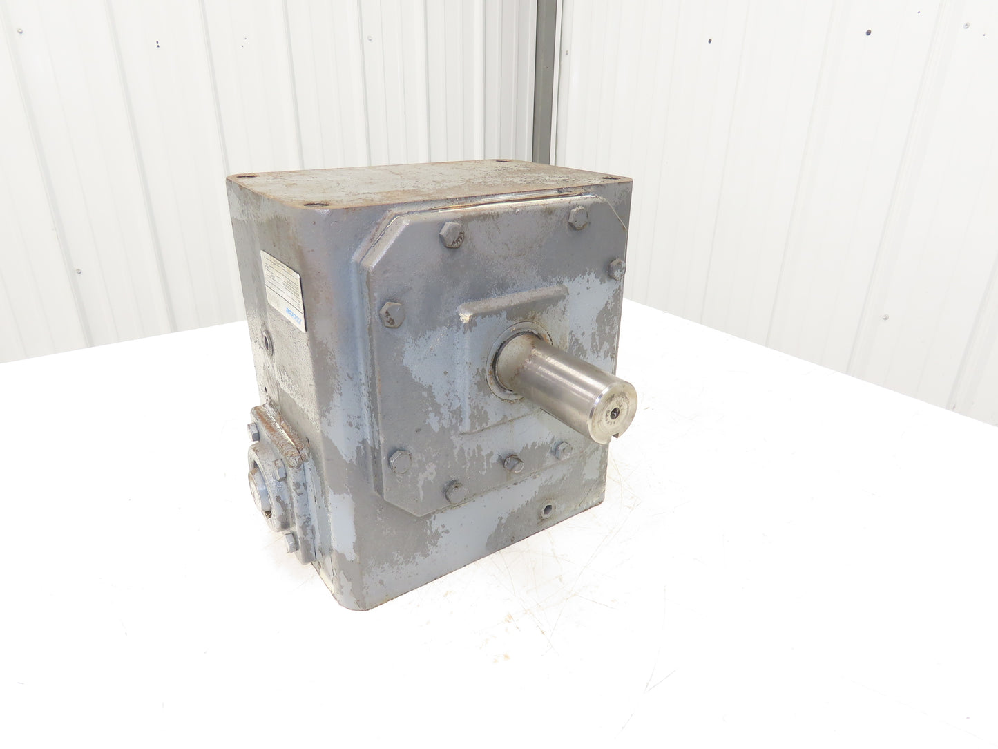 Morse Raider 450Q180LR30 Worm Gearbox 30:1 Reducer 6.2Hp 58rpm Dual Shaft Output
