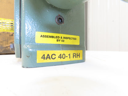 Hytrol 4AC 40-1 RH Gearbox Speed Reducer 40:1 Reducer 44rpm 1Hp 56C Right Hand