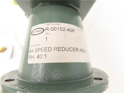 Hytrol 4AC 40-1 RH Gearbox Speed Reducer 40:1 Reducer 44rpm 1Hp 56C Right Hand