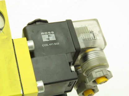 Ross Controls Y7776A5411 CrossMirror 5/2 Double Valve 2.5-10 Bar 3/4" NPT