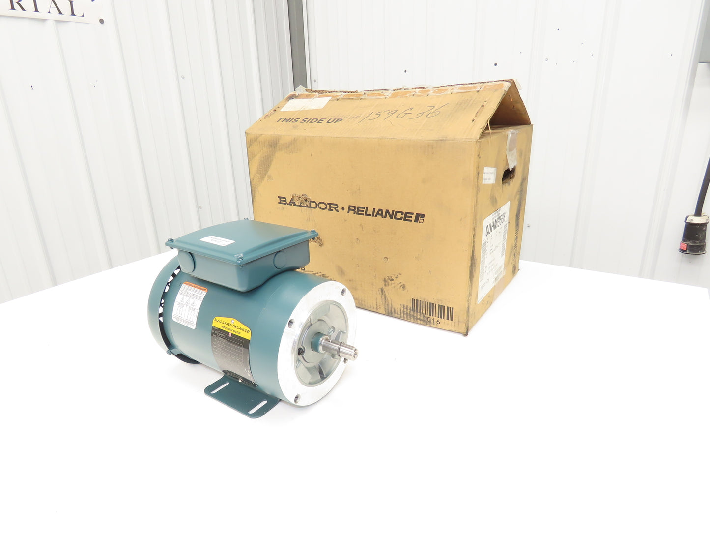 Baldor CUHM3538 Industrial AC Motor 1/2Hp 1770rpm 230/460V 3PH 56C 35X046G155G1