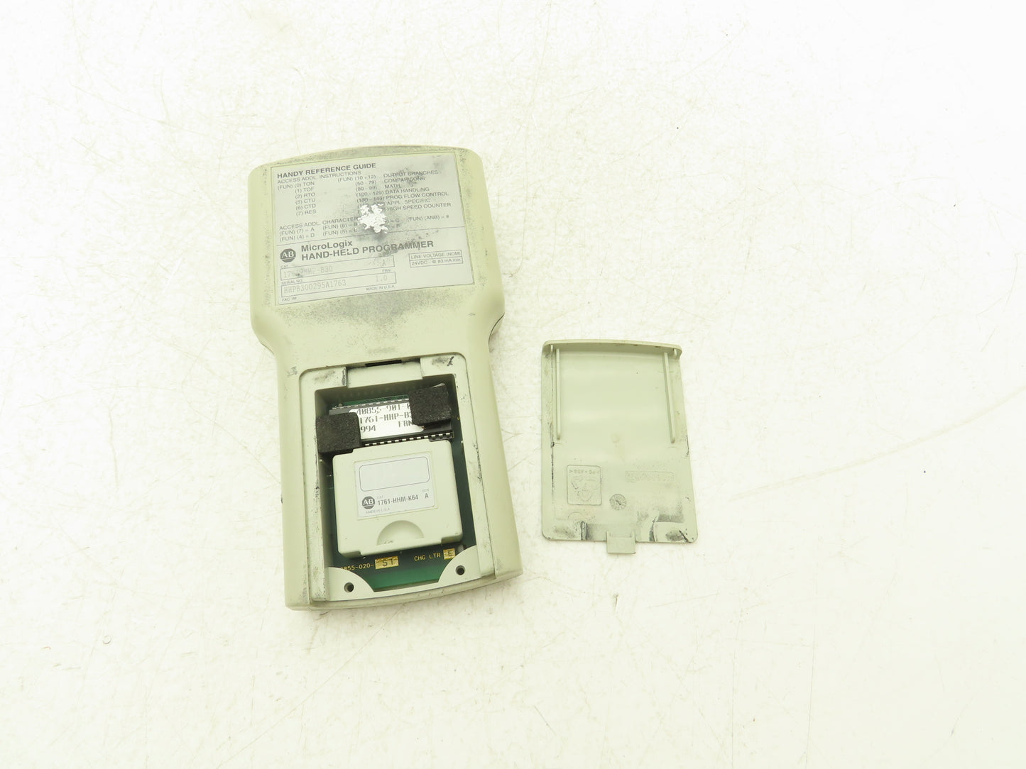 Allen Bradley 1761-HHP-B30 MicroLogix Hand-Held Programmer Series A 24VDC