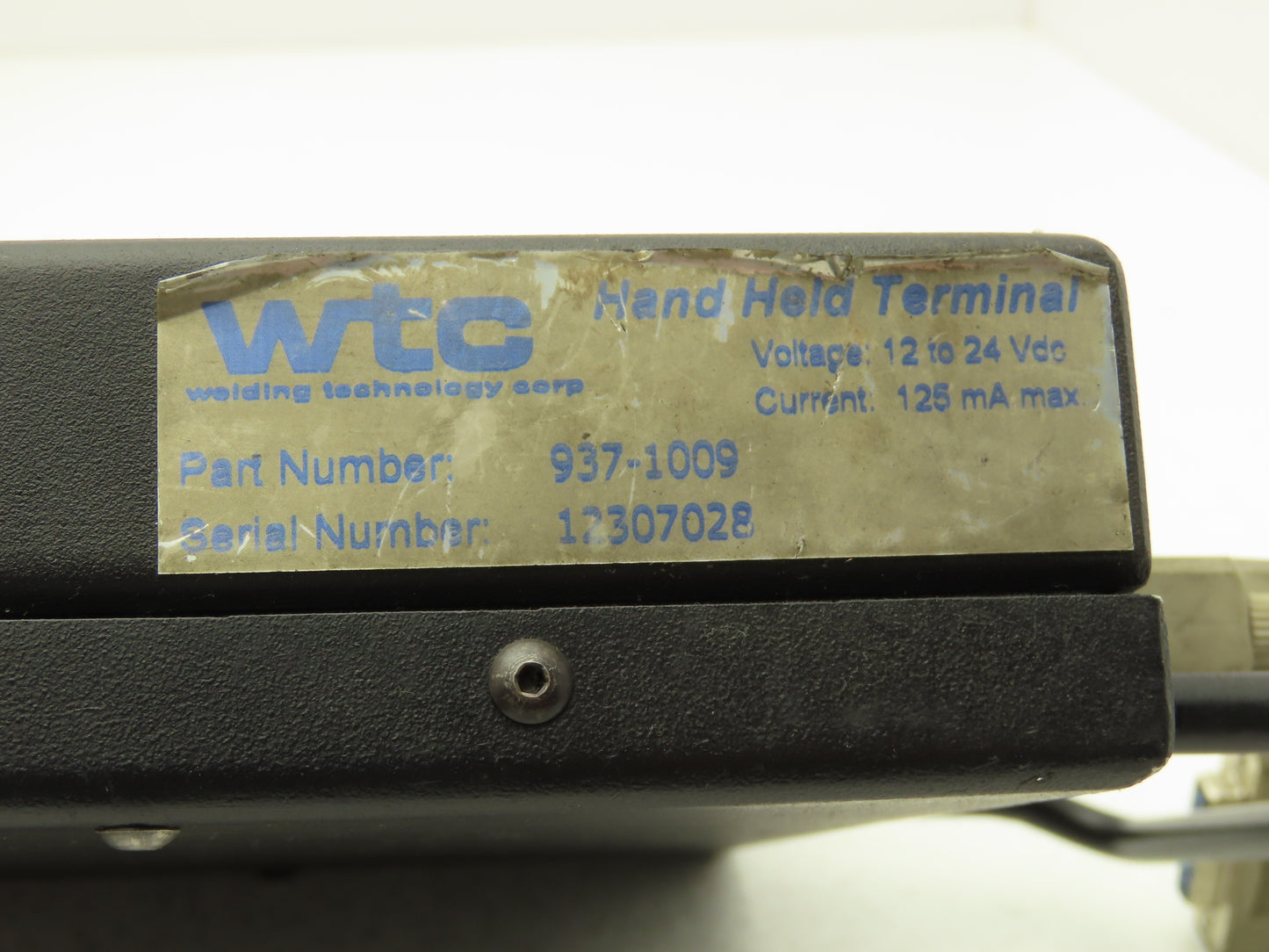 Welding Technology WTC 937-1009 DEP 105s Data Entry Panel 105s Teach Pendant