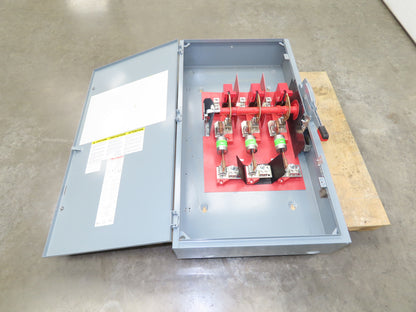 Square D H365 Safety Disconnect Switch 400A 600V 3 Pole Fused Type E04