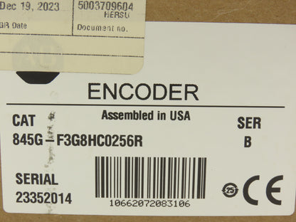 Allen Bradley 845G-F3G8HC0360R Absolute Rotary Encoder 3/8" Shaft 360PPR 	Ser B