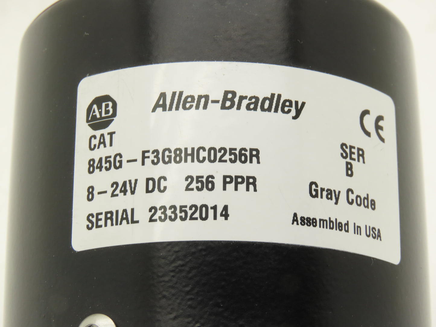 Allen Bradley 845G-F3G8HC0360R Absolute Rotary Encoder 3/8" Shaft 360PPR 	Ser B