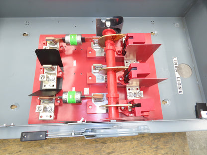 Square D H365 Safety Disconnect Switch 400A 600V 3 Pole Fused Type E04