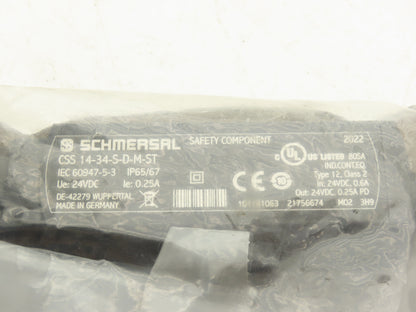 Schmersal 101181063 Magnet Safety Sensor Non Contact CSS 14-34-S-D-M-ST