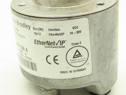 Allen Bradley 842E-MIP1BA A Absolute Encoder 10-30VDC EtherNet IP 3/8" Shaft