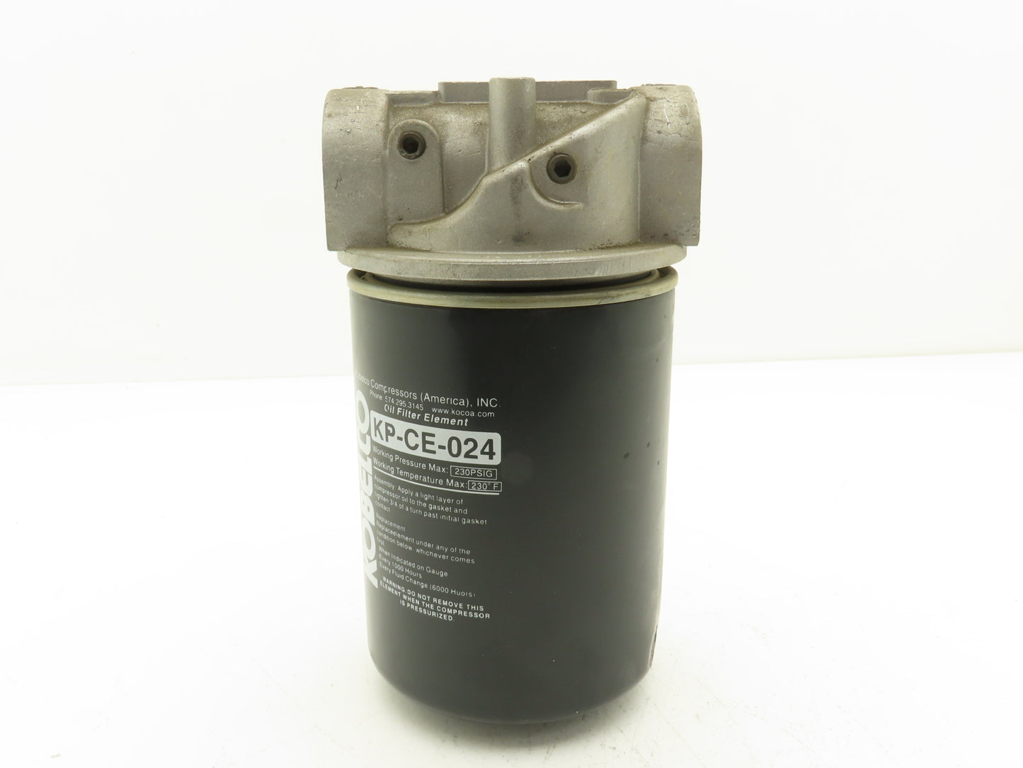 Kobelco KP-CE-024 Spin-on Air Oil Separator Air Compressor Filter 1-1/4"NPT