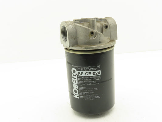 Kobelco KP-CE-024 Spin-on Air Oil Separator Air Compressor Filter 1-1/4"NPT