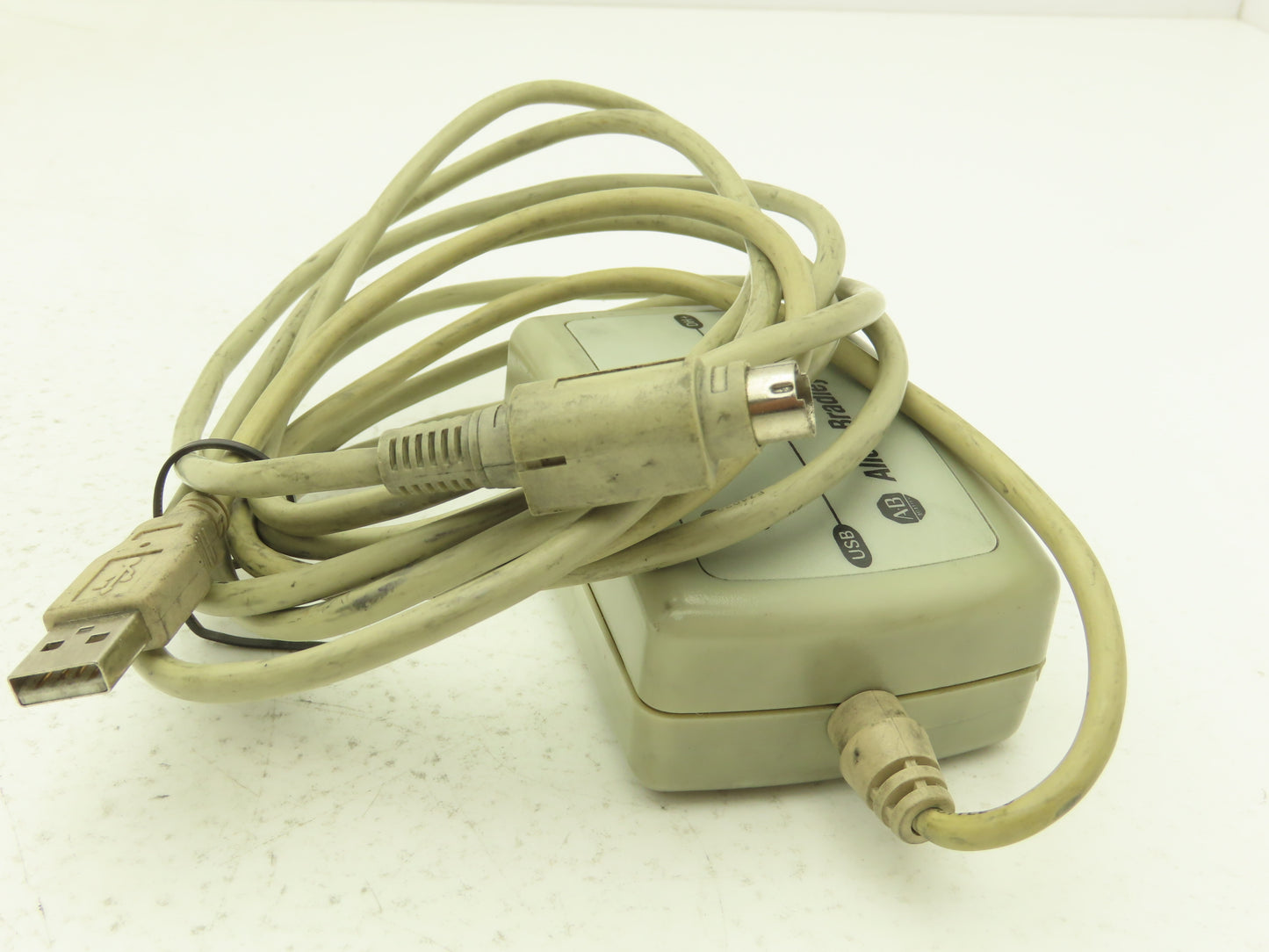 Allen Bradley 1784-U2DHP/A USB-to-Data Highway Plus 8-Pin DIN Cable FW/REV 1.007