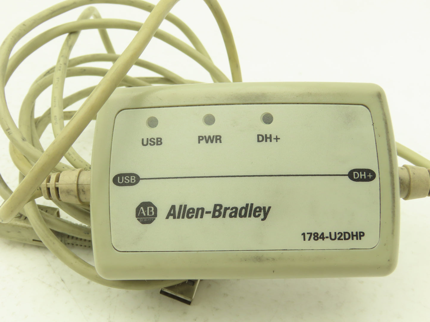 Allen Bradley 1784-U2DHP/A USB-to-Data Highway Plus 8-Pin DIN Cable FW/REV 1.007