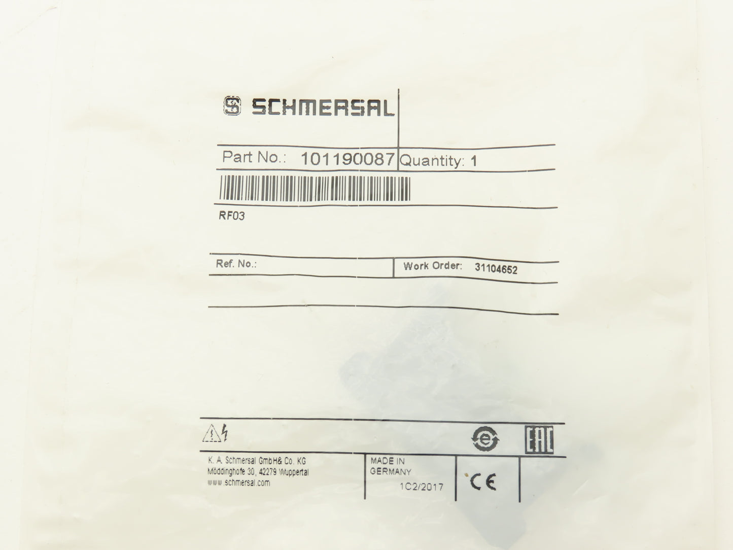 Schmersal RF03 Contact Terminal Block Pushbutton Switch 101190087 Lot of 10