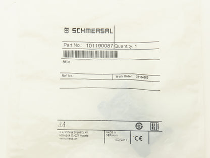 Schmersal RF03 Contact Terminal Block Pushbutton Switch 101190087 Lot of 10