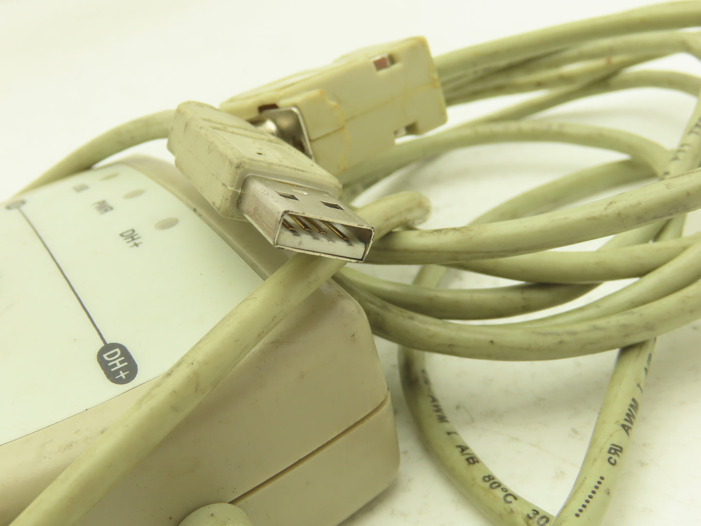 Allen Bradley 1784-U2DHP/A USB-to-Data Highway DH+ 8-Pin DSUB Cable FW.REV 1.007