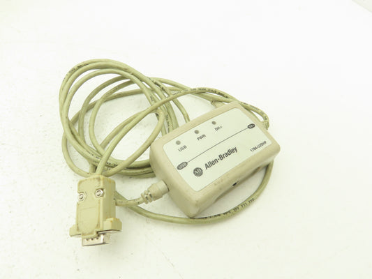 Allen Bradley 1784-U2DHP/A USB-to-Data Highway DH+ 8-Pin DSUB Cable FW.REV 1.007