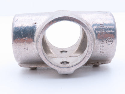 Hollaender 7E-7 Speed-Rail Cross T 1-1/4" Pipe Fits 1.66" OD 3 Screw Lot of 4
