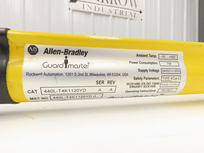 Allen Bradley GuardShield Safety Light Curtain Transmitter/Receiver Set 1120mm