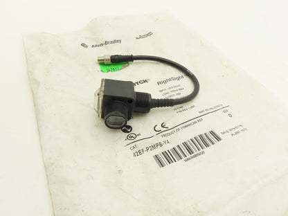 Allen Bradley 42EF-P2MPB-Y4 RightSight Photoelectric Sensor Photo Eye Ser D