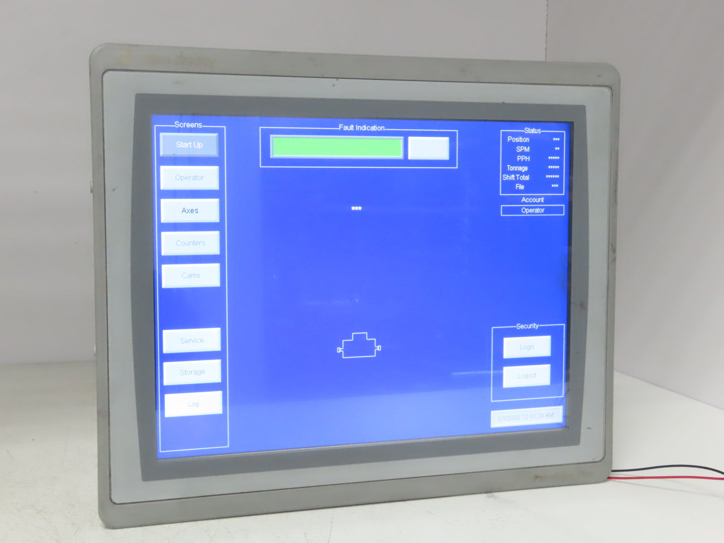 Allen Bradley 2711P-T15C21D8S HMI PanelView Plus 7 15" Operator Touch Panel 24V