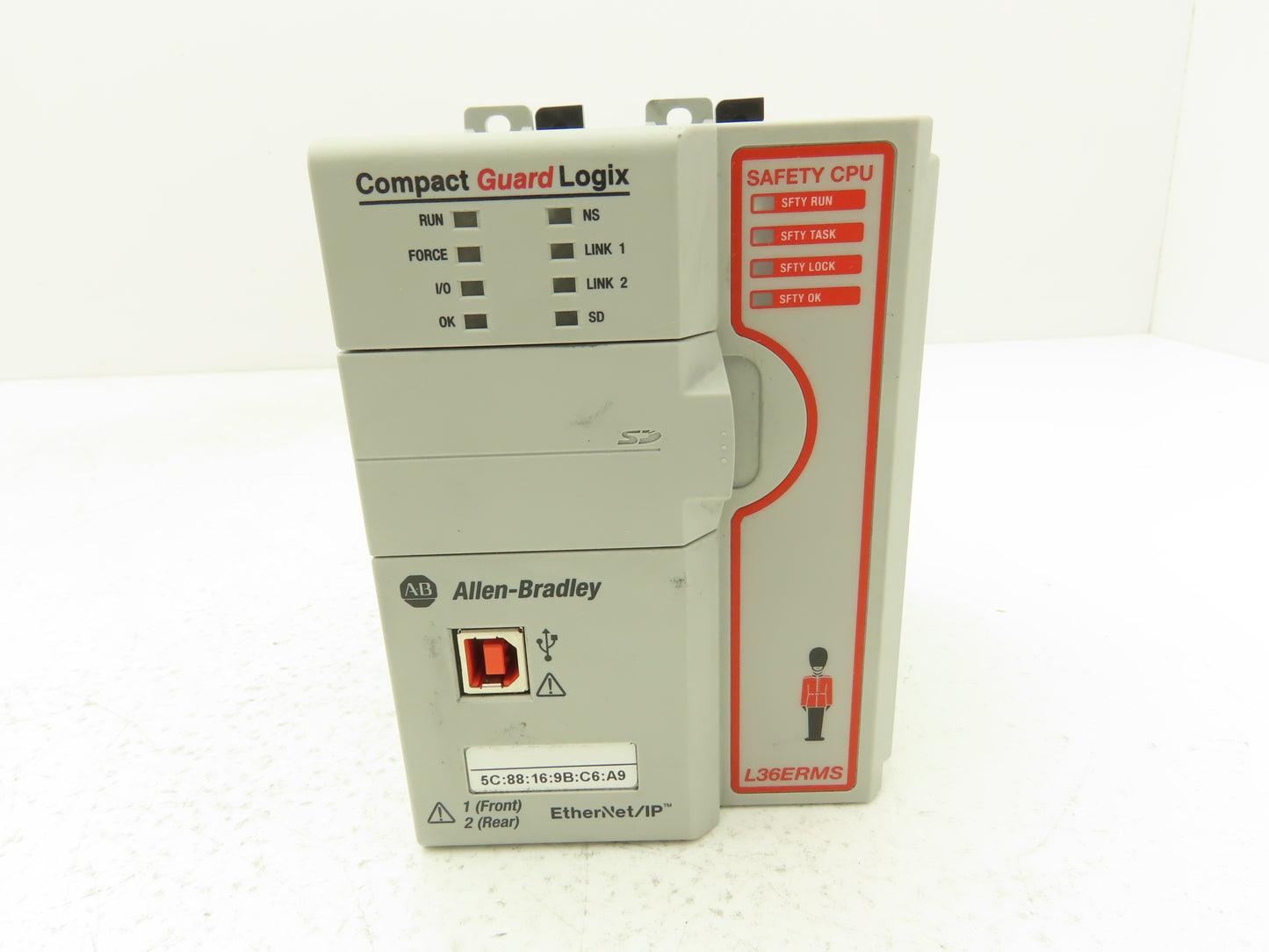 A-B 1769-L36ERMS/A Compact GuardLogix Ethernet/IP CPU Controller 24V Ser A