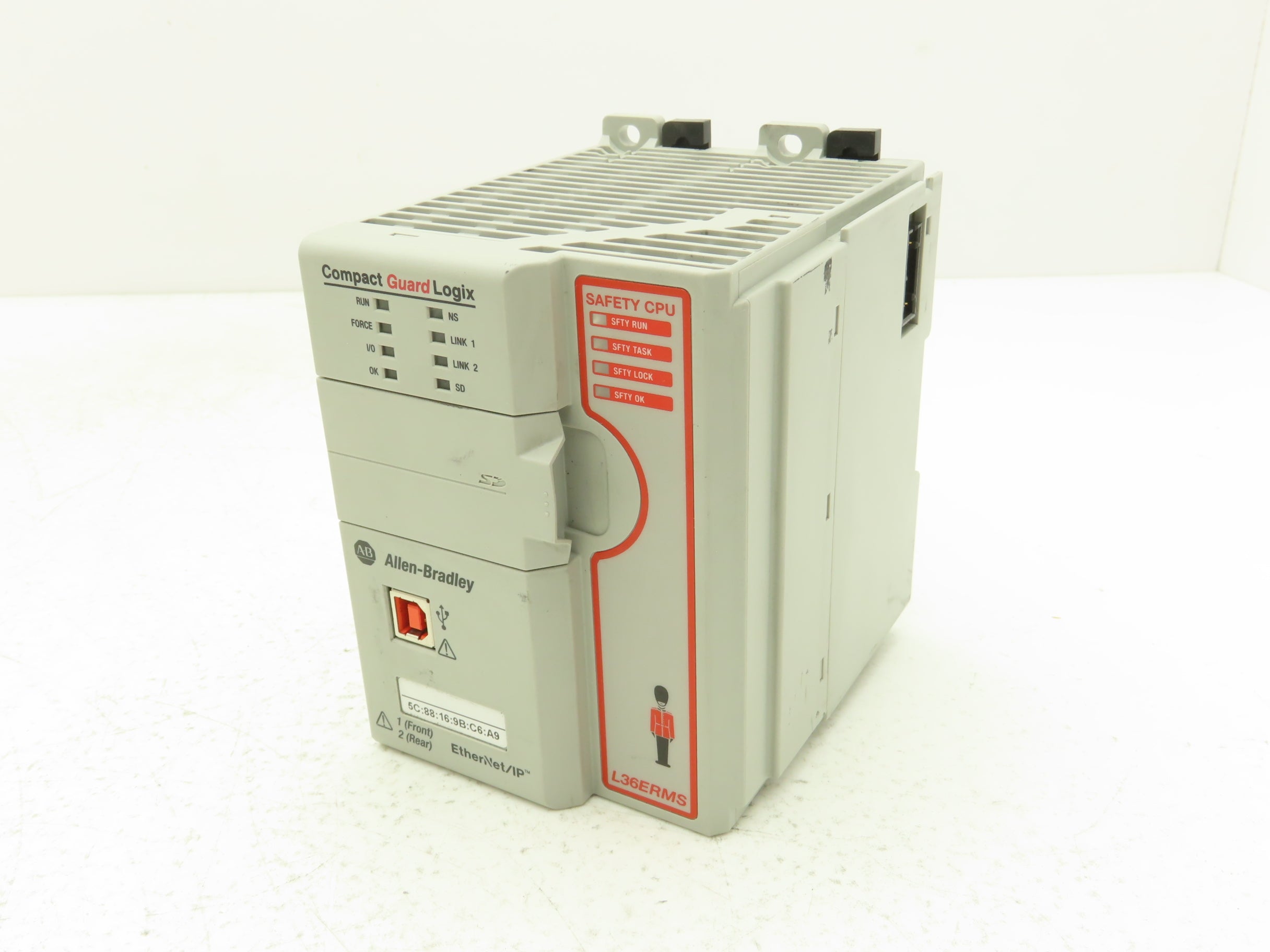 A-B 1769-L36ERMS/A Compact GuardLogix Ethernet/IP CPU Controller 24V S ...