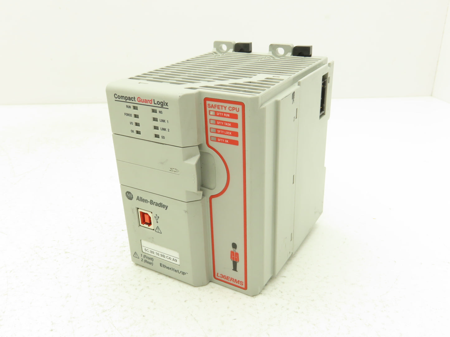 A-B 1769-L36ERMS/A Compact GuardLogix Ethernet/IP CPU Controller 24V Ser A