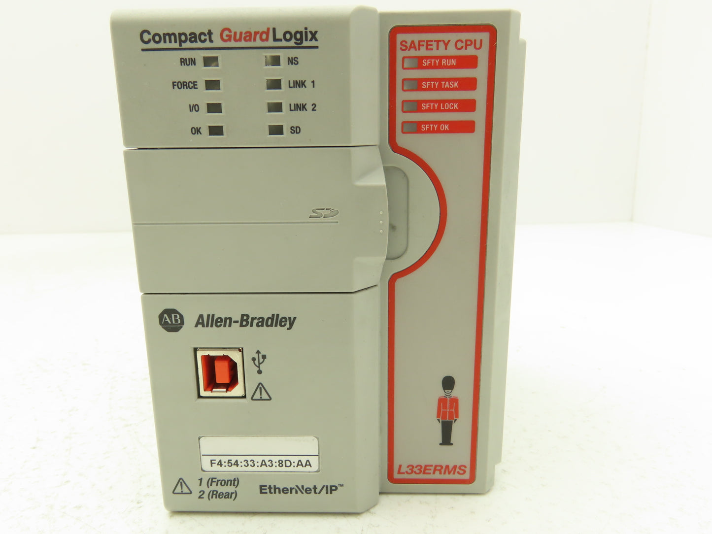 A-B 1769-L33ERMS Compact GuardLogix Ethernet/IP CPU Controller 24V Ser A