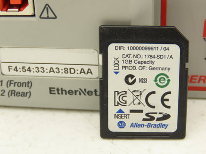 A-B 1769-L33ERMS Compact GuardLogix Ethernet/IP CPU Controller 24V Ser A
