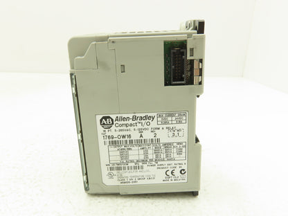 Allen Bradley 1769-OW16 Compact 16-Point Relay Output Module Series A Rev 2