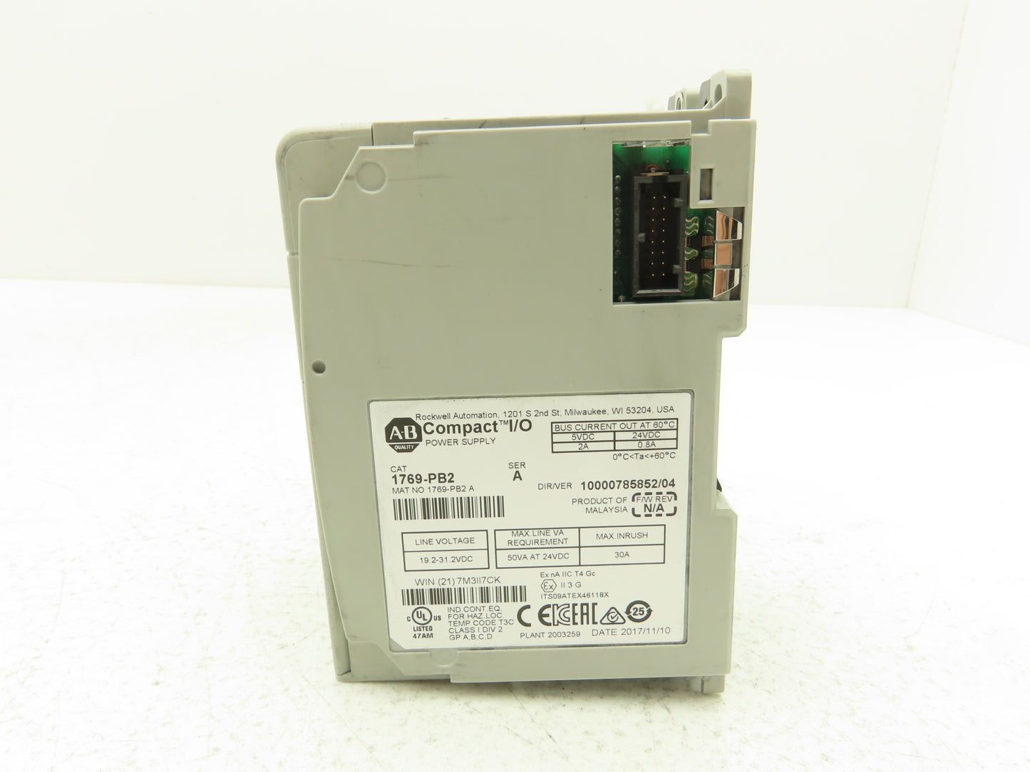 Allen Bradley 1769-PB2 Compact I/O Power Supply Module Series A