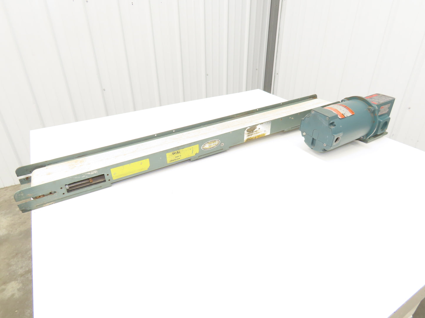 Hytrol PCL 5"x 48" Low Profile Parts Conveyor 4"Belt .33Hp 230/460V 3PH 18FPM