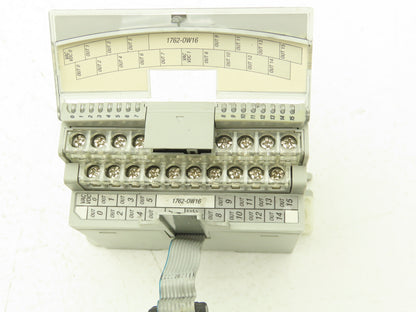 Allen Bradley 1762-OW16 MicroLogix 1200 16 Pt. VAC/VDC Relay Output 24VDC  Ser A
