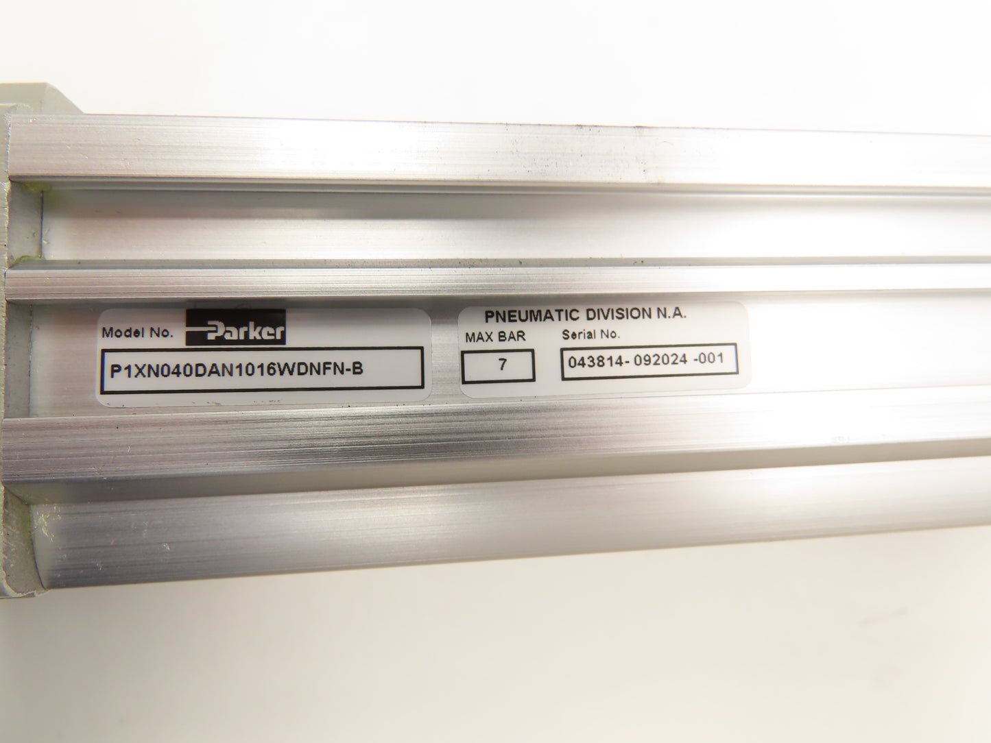 Parker P1XN040DAN1016WDNFN-B Rodless Cylinder Linear Actuator 1016mm Stroke
