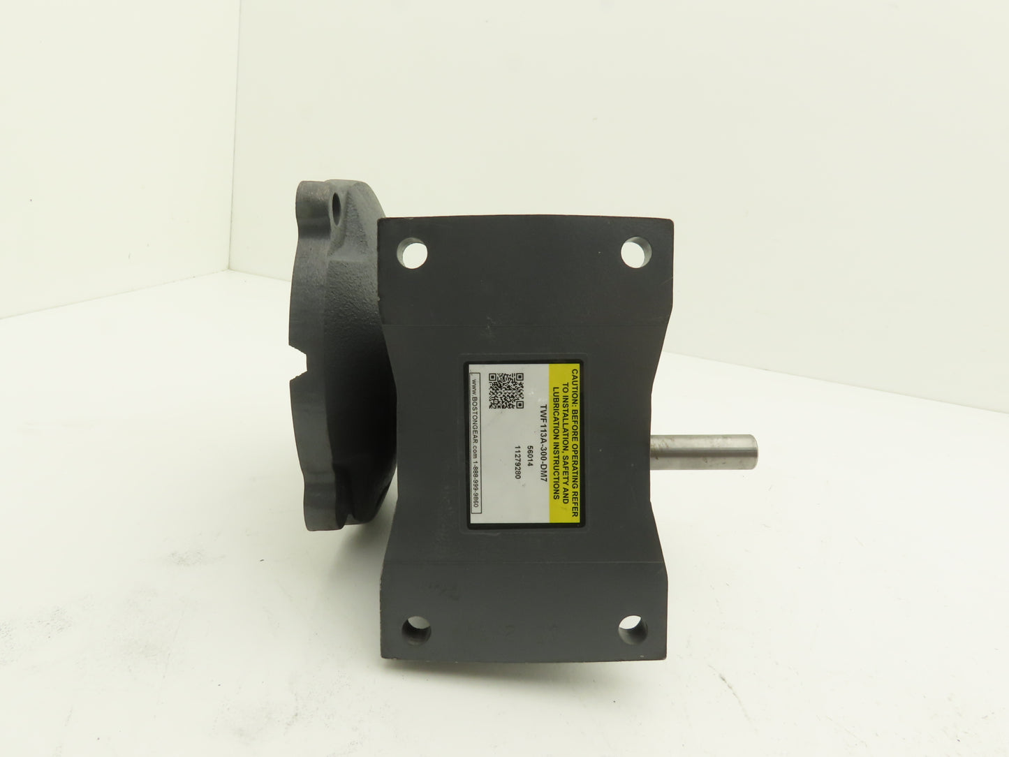 Boston Gear TWF113A-300-DM7 Parallel Shaft Gearbox 300:1 Double Reduction 56C