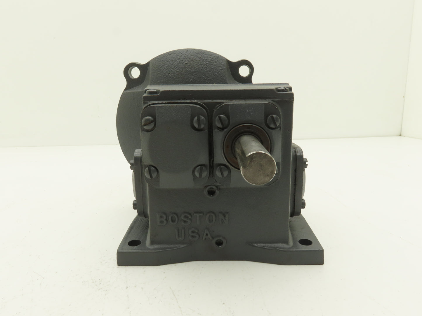 Boston Gear TWF113A-300-DM7 Parallel Shaft Gearbox 300:1 Double Reduction 56C