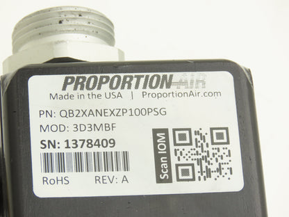 Proportion Air QB2XANEXZP100PSG RM008N Pressure Regulator Control Valve 1"NPT