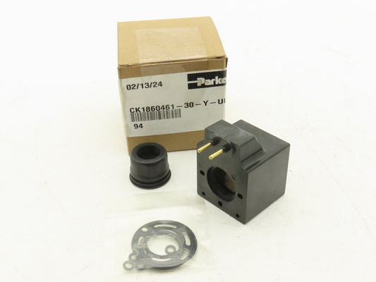 Parker CK1860461-30-Y-UL Hydraulic Solenoid Valve Coil 120VAC 60Hz K14-634-243